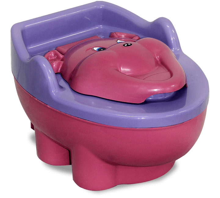 Troninho Infantil Baby Style Filler Urso Rosa