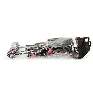 Bolsa plástica para transporte Carrinho Bebê Umbrella Línea Rosa Stillo Cinto Ajustável
