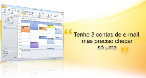 Microsoft® Outlook® 2010 - exemplo de tela