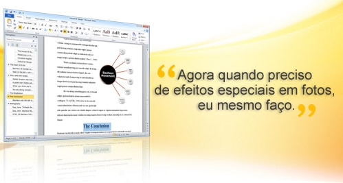 Microsoft® Word® 2010 - exemplo de tela