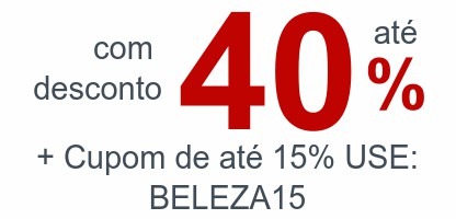 com desconto40até%+ Cupom de até 15% USE: BELEZA15