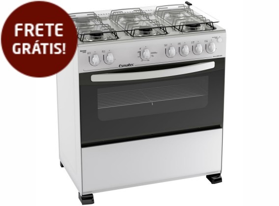 Fogão Esmaltec  6 Bocas Vezena Super