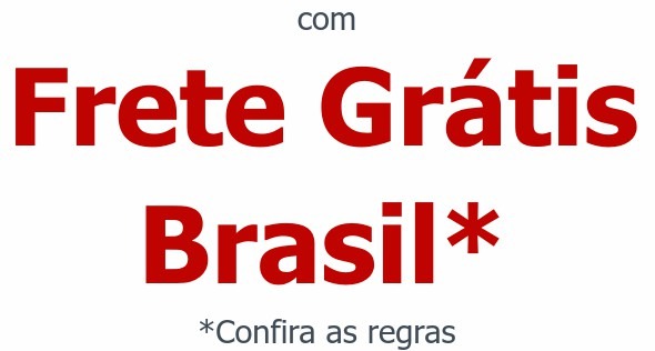 comFrete Grátis Brasil**Confira as regras