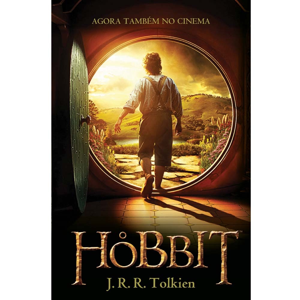Livro O Hobbit Edição Especial Capa do Filme J. R. R. Tolkien Ficção Científica no Livro O Hobbit Edição Especial Capa do Filme J. R. R. Tolkien Ficção Científica no