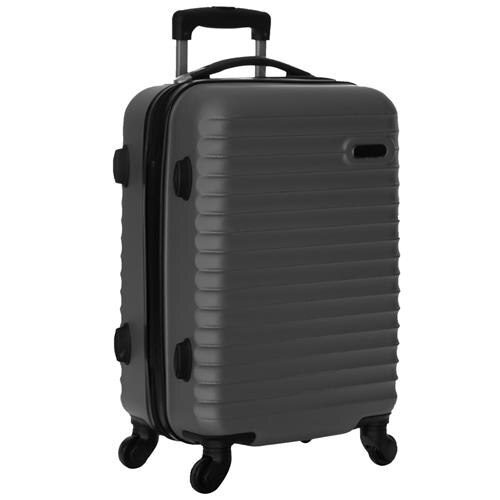 Menor preço em Mala de Viagem Yins Tamanho 20 YS01079P em ABS com Giro 360º - Preta