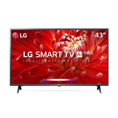 Smart TV LED 43" Full HD LG 43LM6300PSB ThinQ AI Inteligência Artificial com IoT, Virtual Surround Sound, WebOS 4.5, HDR, Quad Core, Bluetooth e HDMI Menor preço em Smart TV LED 43" Full HD LG 43LM6300PSB ThinQ AI Inteligência Artificial com IoT, Virtual Surround Sound, WebOS 4.5, HDR, Quad Core, Bluetooth e HDMI