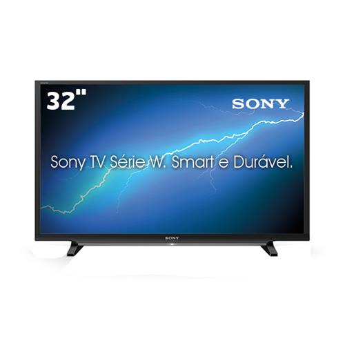 Smart TV LED 32" HD Sony BRAVIA KDL-32W655D/Z com Wi-Fi, Conversor Digital, X-Reality Pro, Motionflow XR 240, Netflix, YouTube, Entradas HDMI e USB