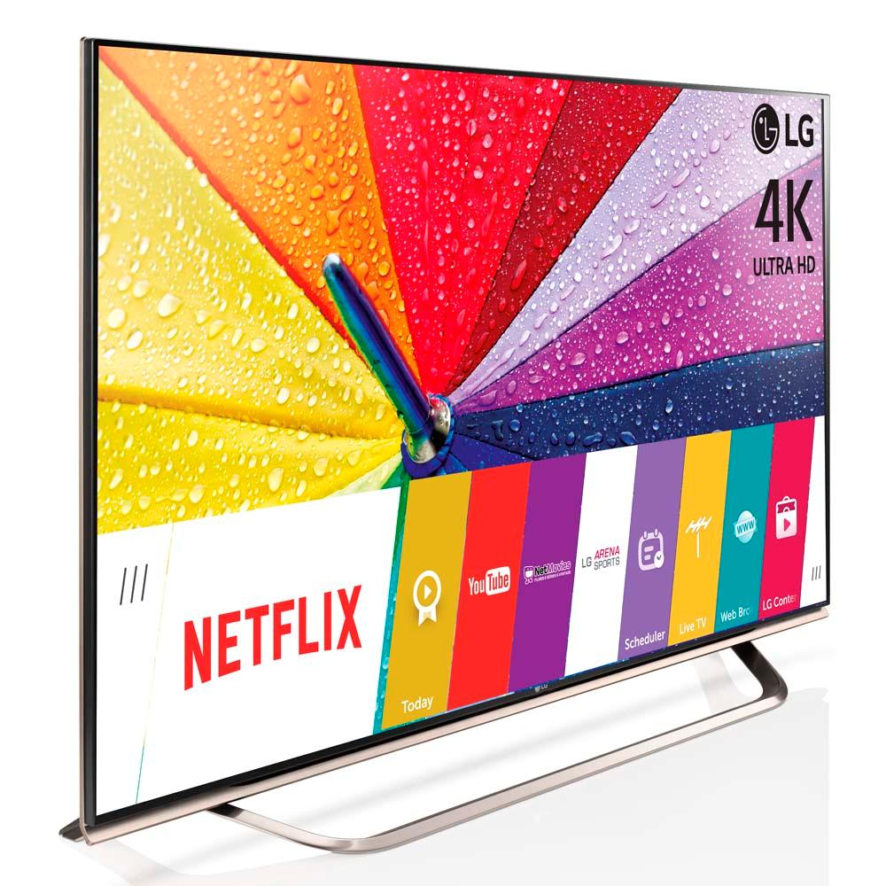 Smart TV 3D LED 65" Ultra HD 4K LG 65UF8500 com Sistema webOS, Wi-Fi