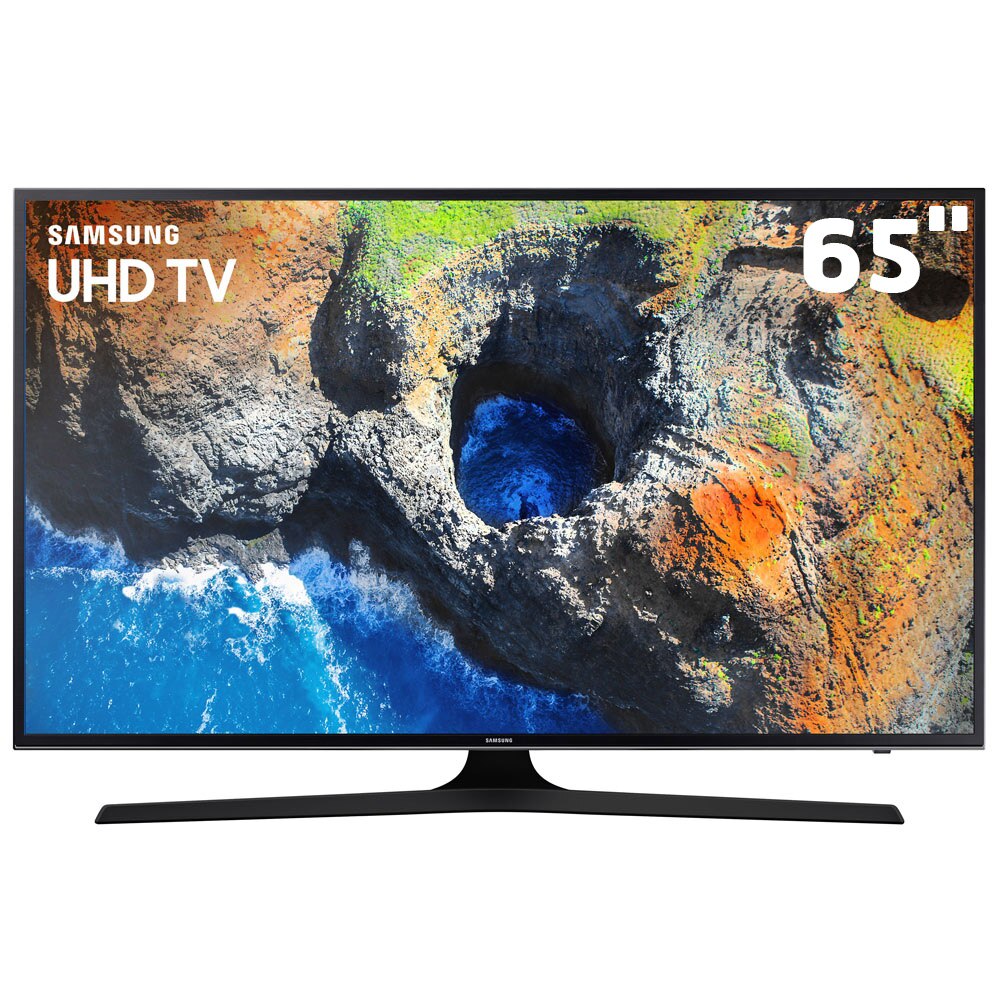 Smart TV LED 65" UHD 4K Samsung 65MU6100 com HDR Premium, Plataforma Smart Tizen, Smart View 